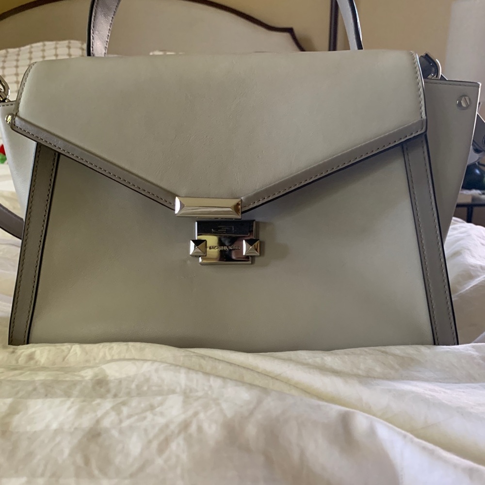 Michael Kors Whitney Large Leather Satchel